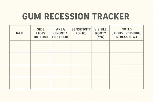 Gum Recession Tracker Chart